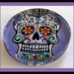 Sugar Skull Magnet - 2-inch..