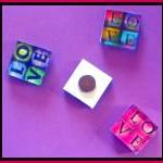 Magnet - LOVE - 1 Inch Glas..