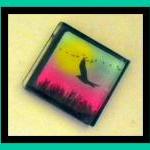 Magnet - Bird - 1 Inch Glas..