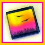 Magnet - Bird - 1 Inch Glas..