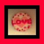 Magnet - LOVE - 1 Inch Glas..
