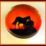 Horse - Magnet - 2-inch Gla..