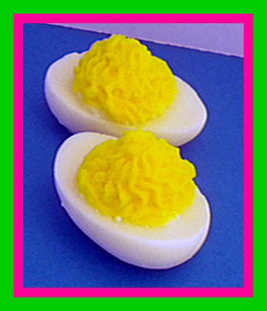 Soap - Deviled Eggs - NEW- Set of 2