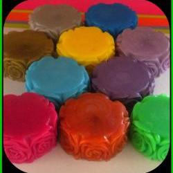 25 Rose Flower Soaps - You Choose Scents and Colors - Weddings, Bridal Showers, Baby Showers