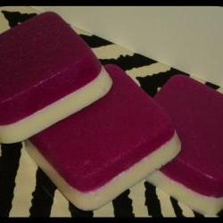 Soap - Mandarin Plum Sugar Scrub Soap - made with goat milk