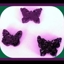 Air Freshener Aroma Bead Melts - Butterflies - Set of 3 - Black Raspberry Vanilla Scented