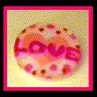 Magnet - LOVE - 1 Inch Glas..