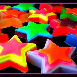 Soap - Cosmos Star Soap - Weddings, Receptions, Party Favors-You Choose Colors and Scents