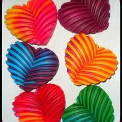 Soap - Tie Dye Heart Soap - Choose Your Colors and Scent