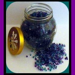 Aroma Beads - Sugar Plum Berries - 12 oz Jar with Daisy Cutout Lid