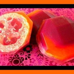Loofah Soap - READY TO SHIP - Sex on the Beach Goat Milk Soap Exfoliator