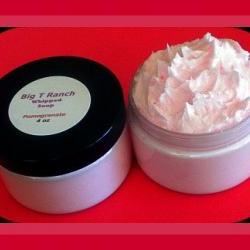 Whipped Soap - Soap in a Jar - Pomegranate - 4 oz