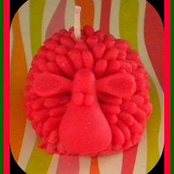 Soy Candle - Sheep - 3D - All Soy Wax - Watermelon Scented - or choose your own color/scent