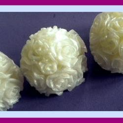 Soap - Rose Flower Soaps - Made with Goat's Milk - Set of 3 - Weddings, Winter Decorations, Party Favors, Table Decorations