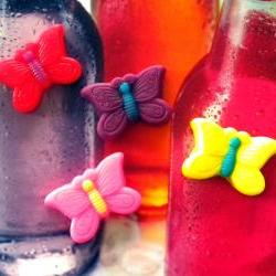 Soap - Butterflies - 4 Soaps - Party Favors, Birthdays - You Choose Colors and Scent