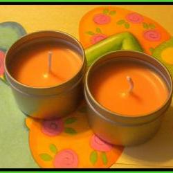 Soy Candle - Mango Papaya scented - 2 oz