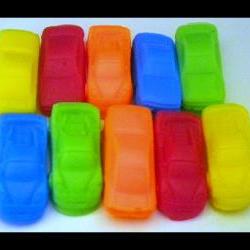 Soap - Mini Race Cars - 10 Soaps - Party Favors, Birthdays - You Choose Scent